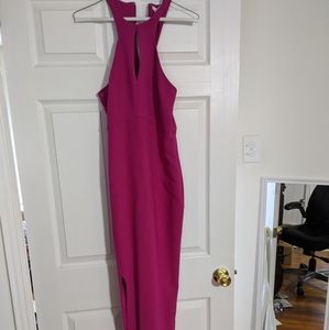 Likely long magenta gown NWT